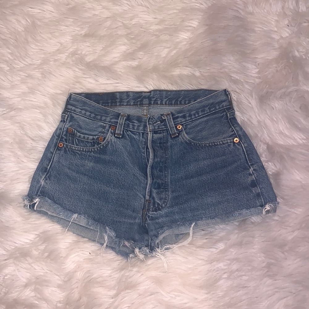 Levi 501 denim shorts